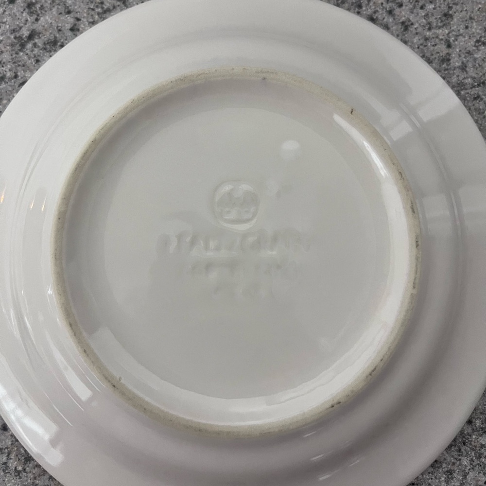 Pfaltzgraff Acadia Pattern White Cup and Saucer Sets - Picture 7 of 16